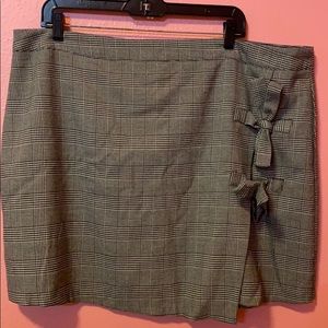 Forever21 Black&White Plaid Skirt
